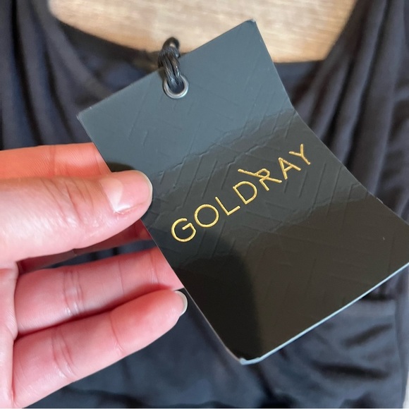 Goldray black soft modal ribbed Dress - Picture 5 of 7